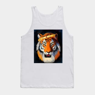 Double Eyed Tiger King Head Tank Top